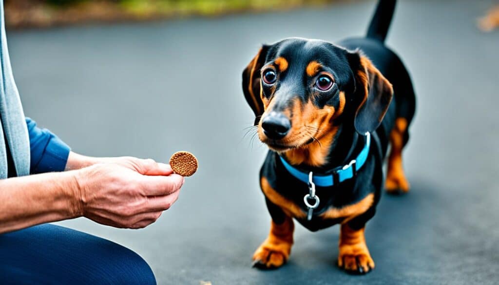 How should one discipline a Dachshund?