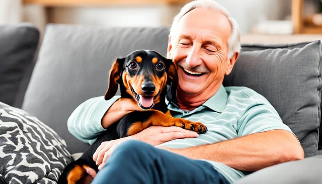 What are effective ways to show affection to a Dachshund?