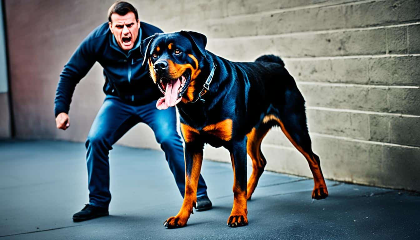 Read more about the article Unveiling the Truth: Are Rottweilers Aggressive Towards Strangers?